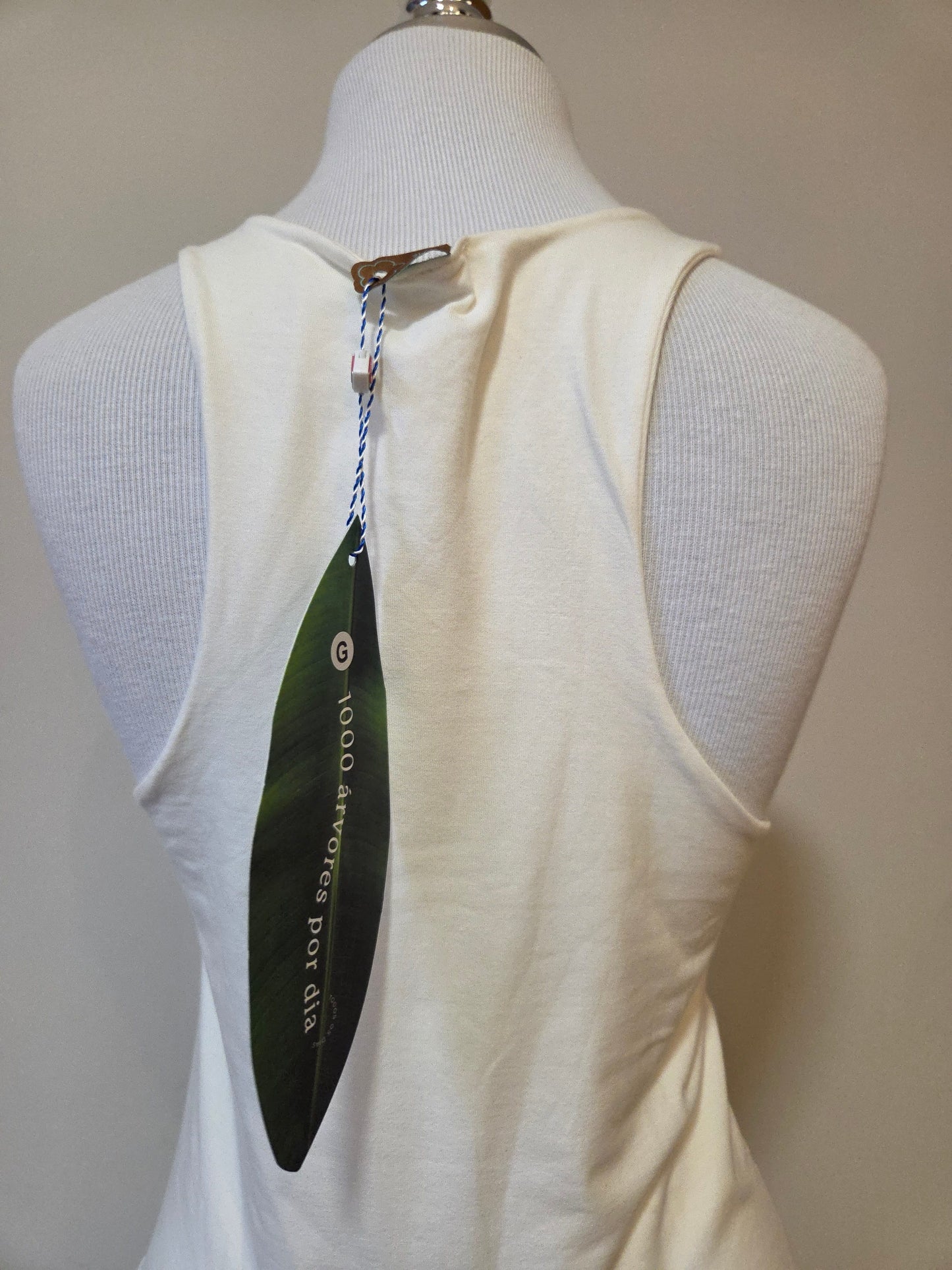 Vestido Farm Off White Bordado Onça