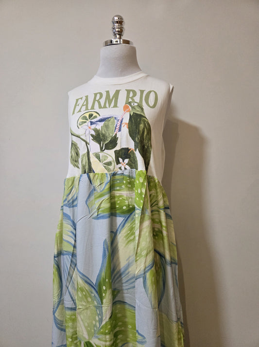 Vestido Farm Patch Mojito