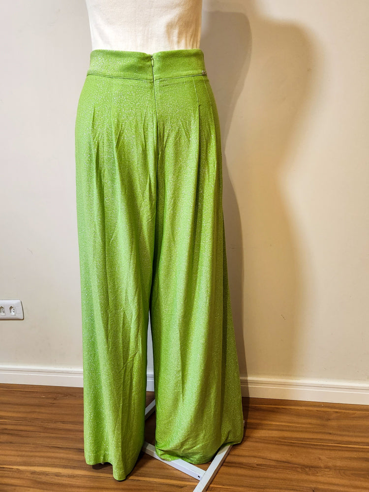 Calça Antix Pantalona Verde - Louco Amor