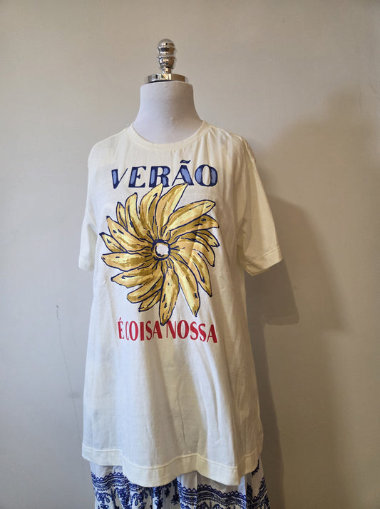 Camiseta Farm Verão Floral Amarelo