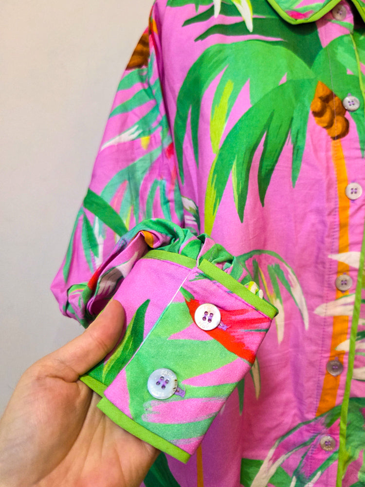 Camisa Farm Coqueiral Rosa