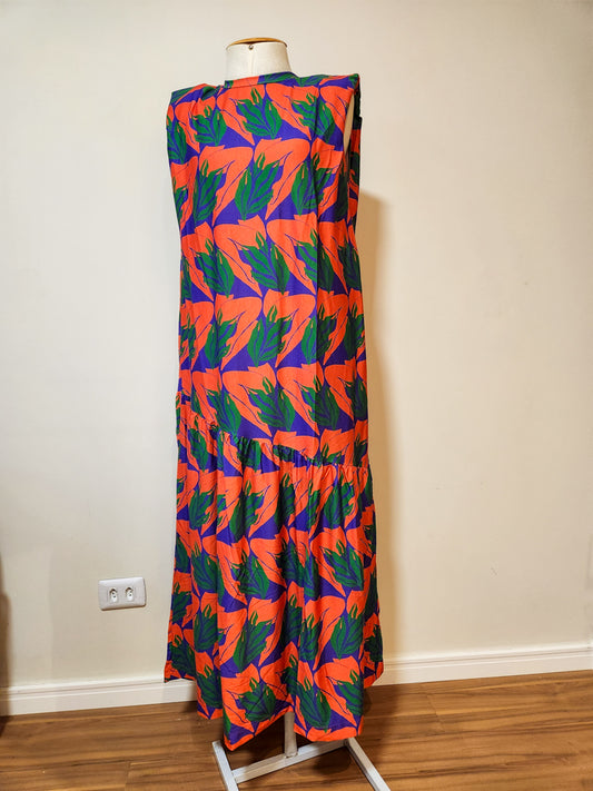 Vestido Farm Muscle Tee Folhagens