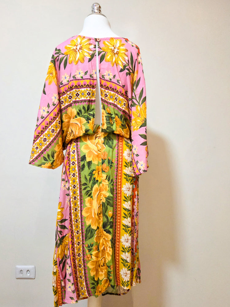 Vestido Midi Farm Estampa Floral