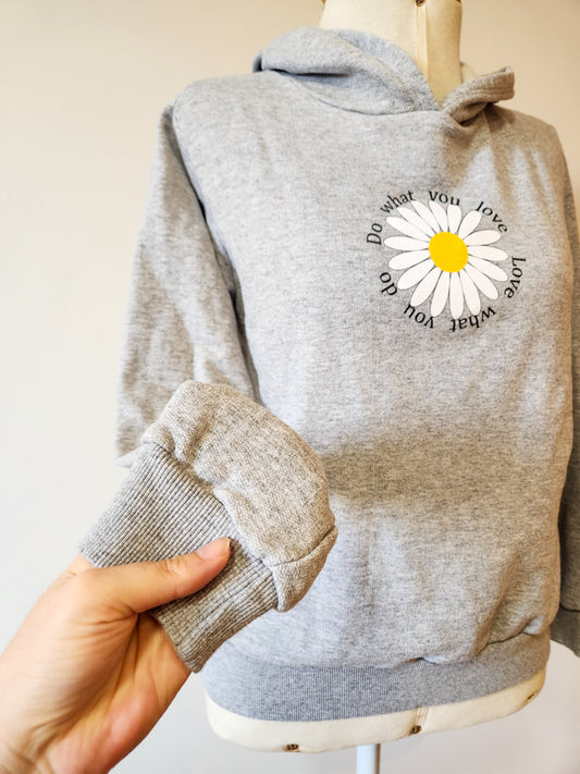 Moletom Forever 21 Cinza Floral