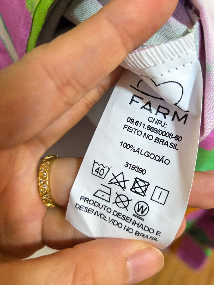 Camisa Farm Coqueiral Rosa