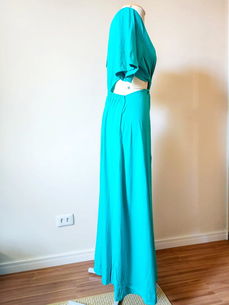 Vestido Farm Nó Verde