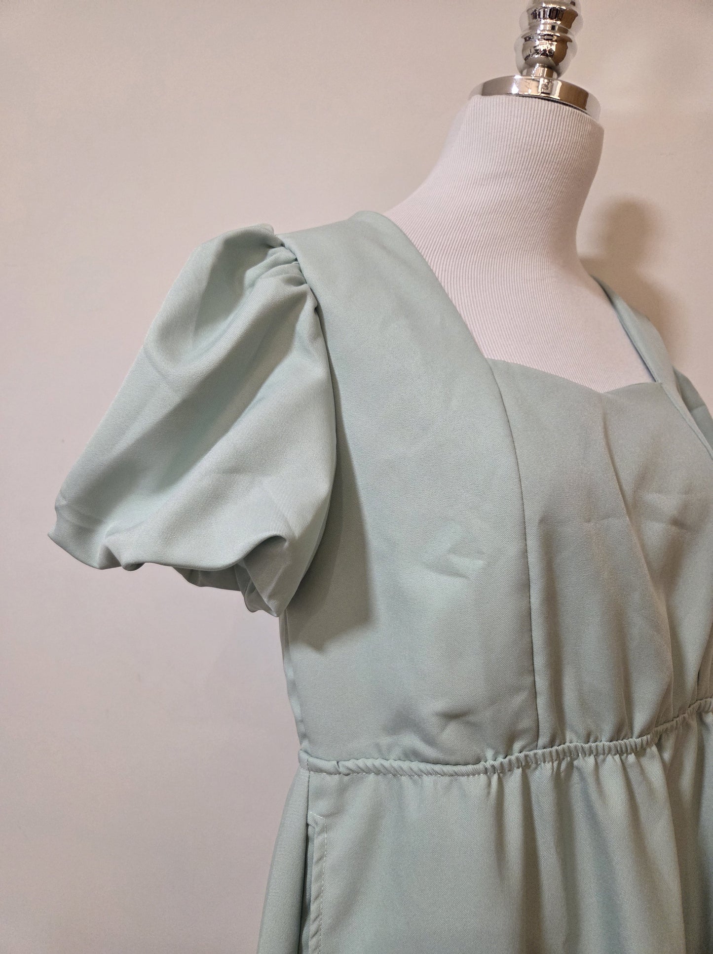 Vestido Berry Verde Menta Princesa