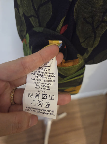 Vestido Farm Curto Beleza Tropical