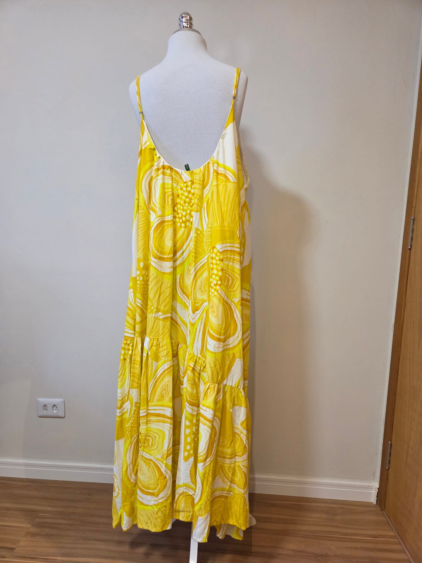 Vestido Farm Flor do Mar Amarelo