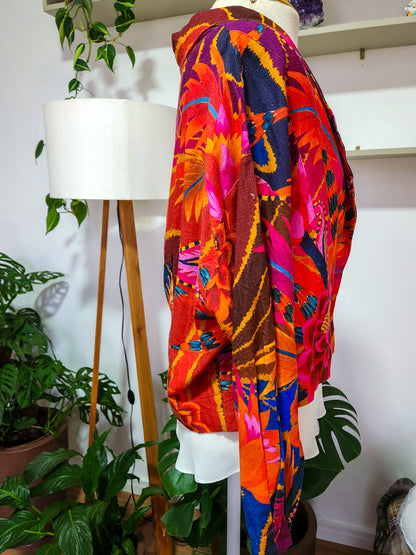 Blazer Farm Estampa Onda Floral