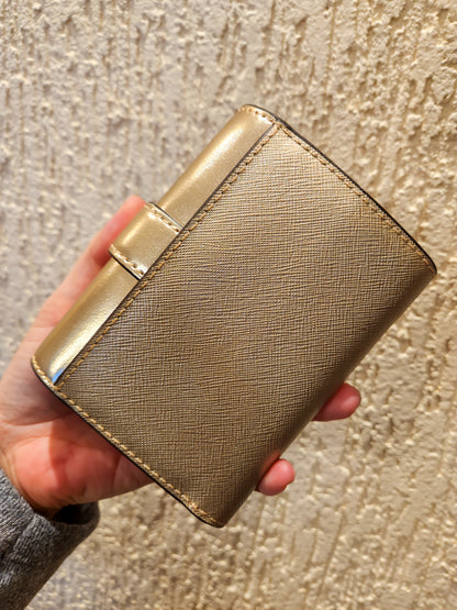 Carteira Michael Kors Dourada