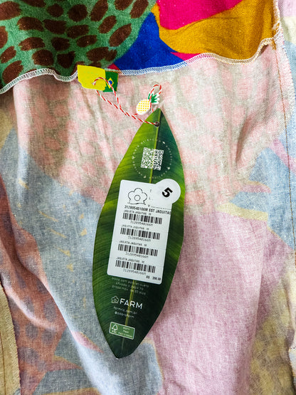 Blazer Farm Estampa Jaquitas Curto