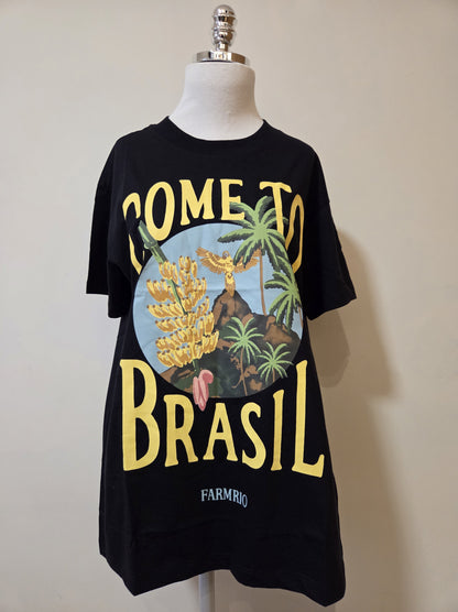 Camiseta Farm Come to Brasil Estampa Cacho de Bananas