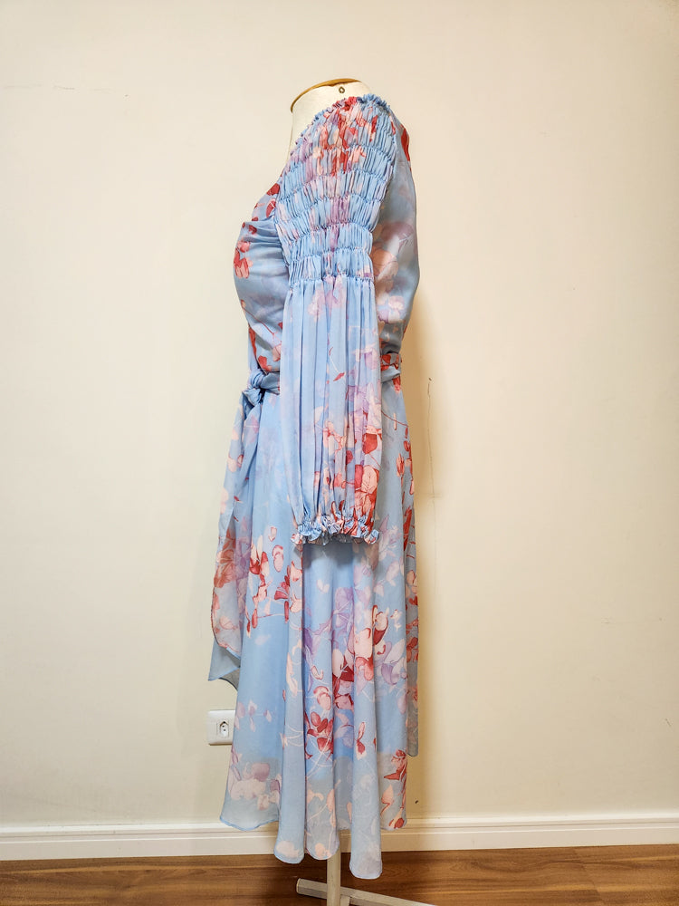 Vestido Adoro Floral Azul