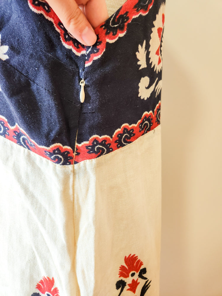 Vestido Farm Midi Tapete de Flor