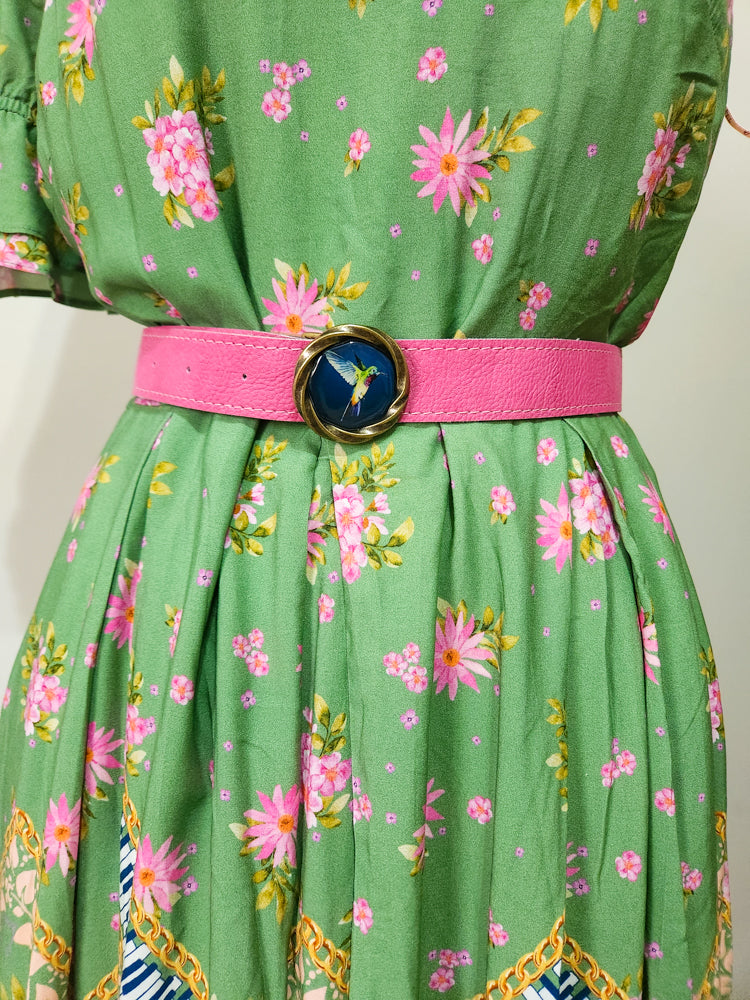Vestido Antix Midi Clube das Flores