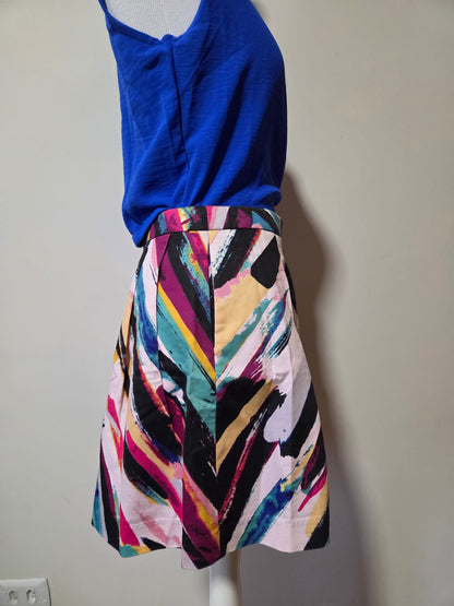 Shorts H&M Abstrato Colorido