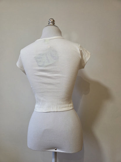Blusinha Farm Cropped Estampa Flor