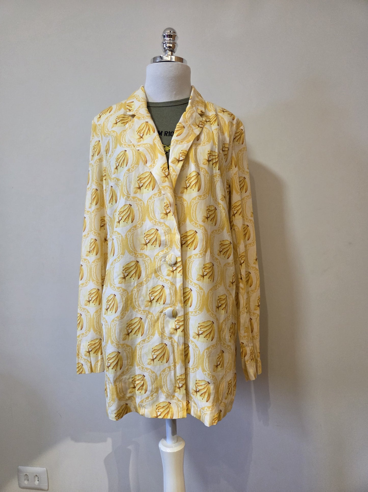 Blazer Farm Estampa Lembrança de Verão Bananas