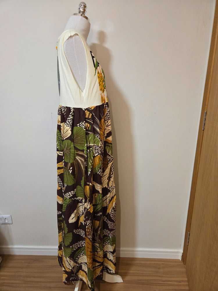 Vestido Farm Estampa Feirinha e Floral