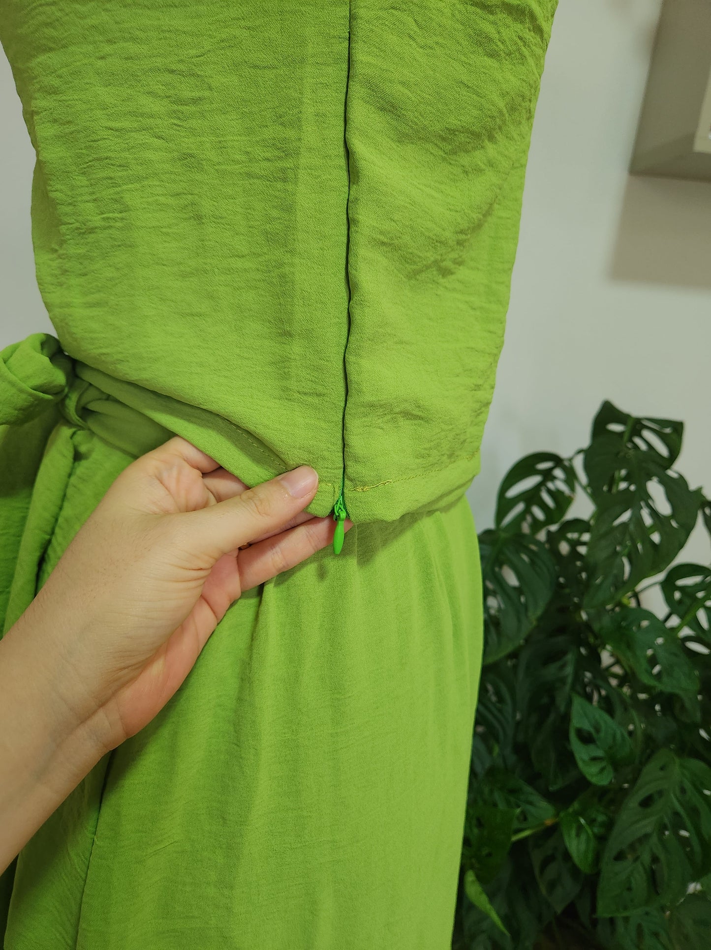 Conjunto Blusinha e Saia Verde Duna