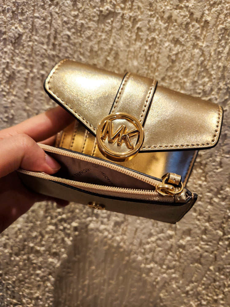 Carteira Michael Kors Dourada