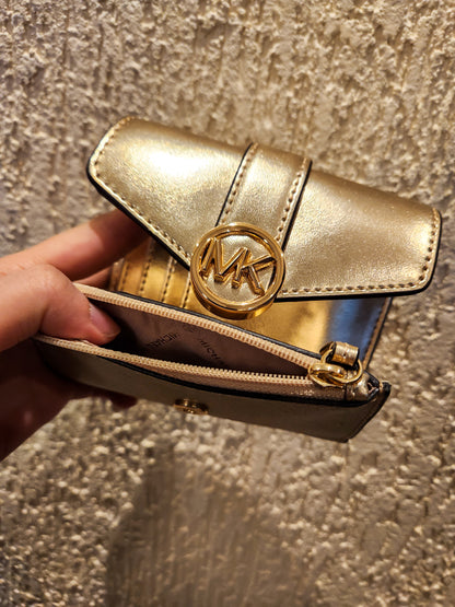 Carteira Michael Kors Dourada
