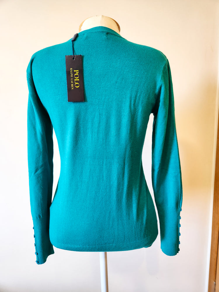 Suéter Ralph Lauren Azul Tiffany