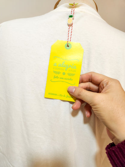 T-shirt Farm Amazônia Coração é o Norte - Branco