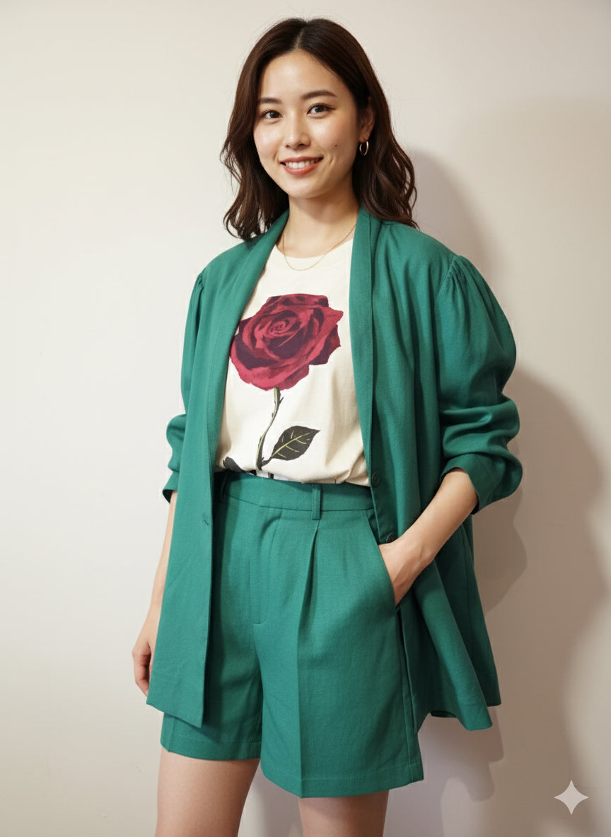 Blazer Santa Mana Verde Bandeira