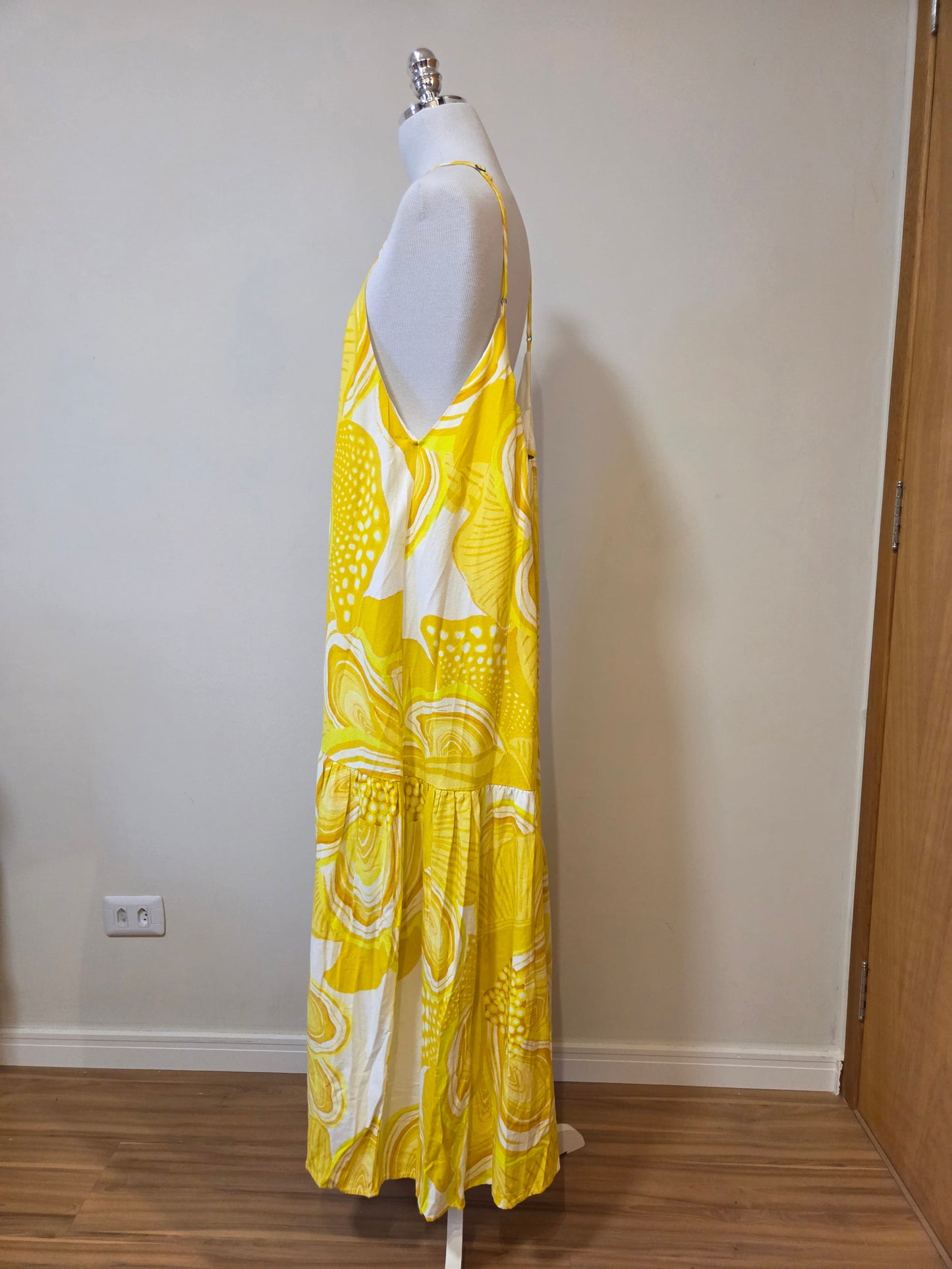 Vestido Farm Flor do Mar Amarelo