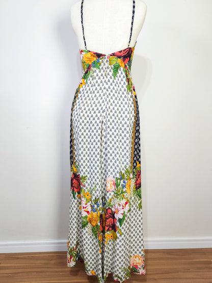 Macacão Farm Estampa Floral Pantalona