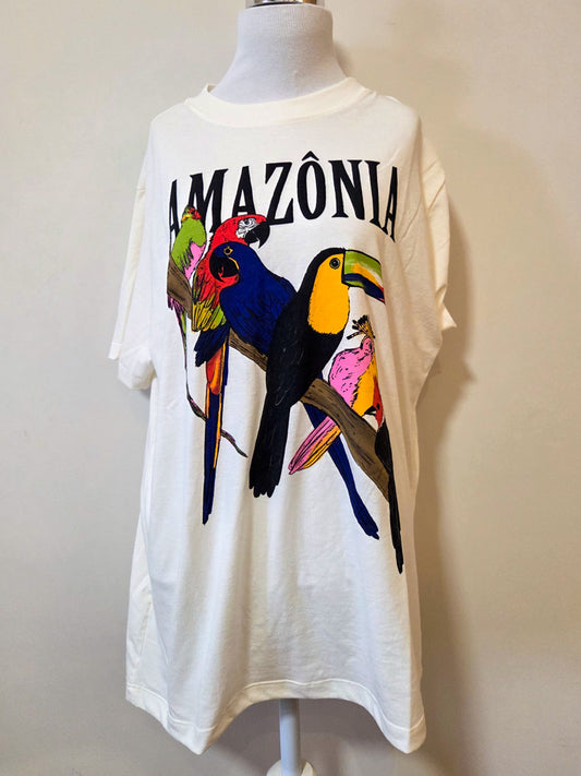 Camiseta Farm Amazônia com Aves