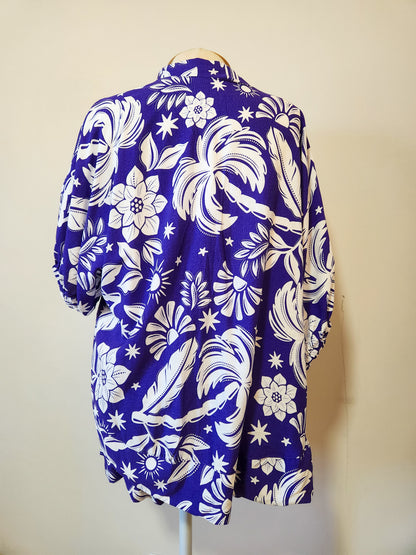 Conjunto JMS Kimono com Shorts-Saia Floral Ultravioleta