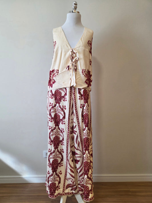 Conjunto Farm Blusinha e Calça Estampa Nina