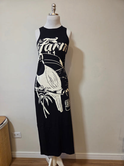 Vestido Farm Canelado Tucano Praia