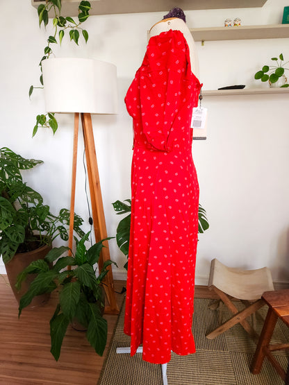 Vestido Antix Midi Doces Beijos II