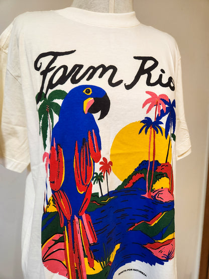 Camiseta Farm Bonita por Natureza Arara Azul