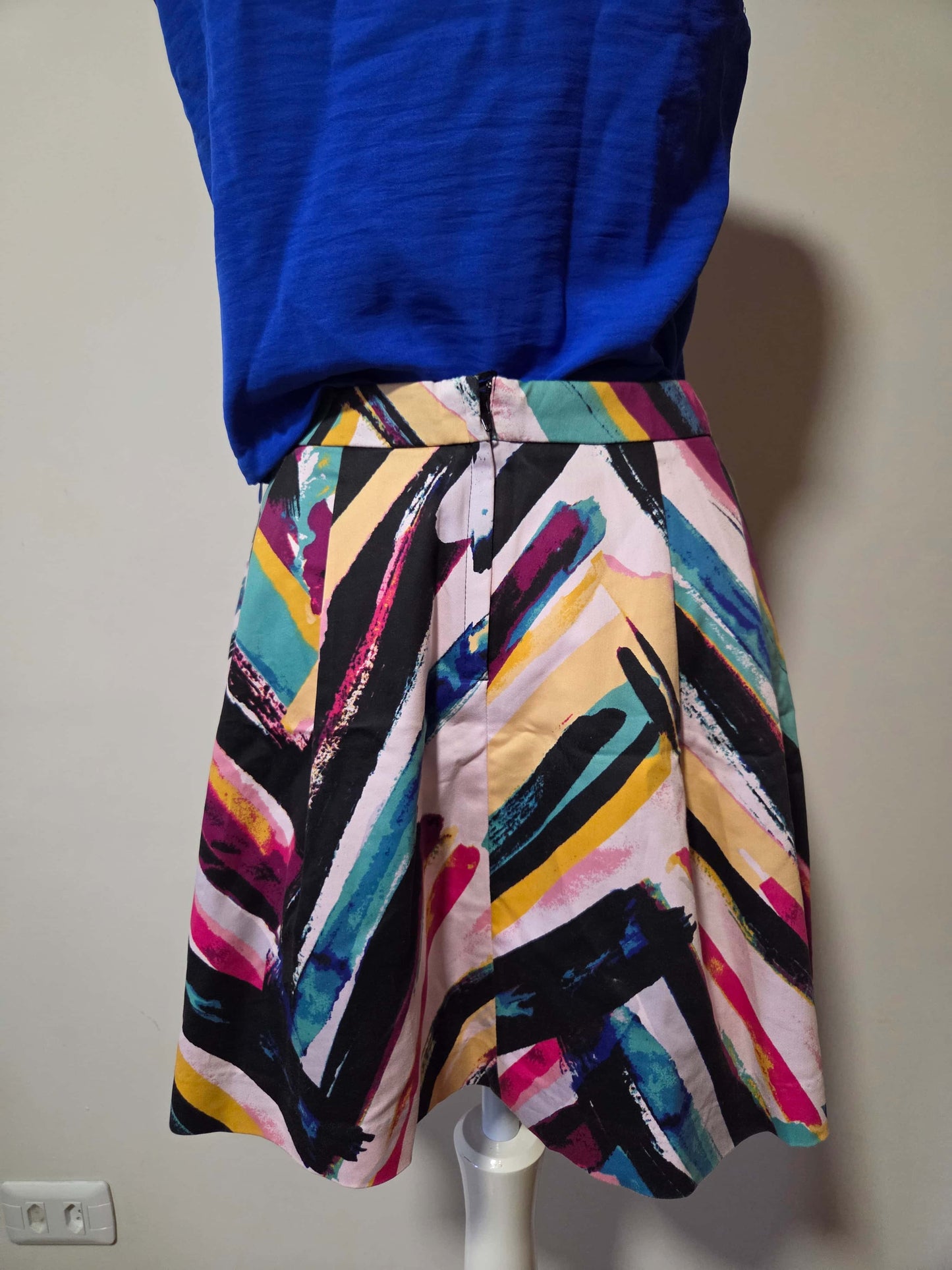 Shorts H&M Abstrato Colorido