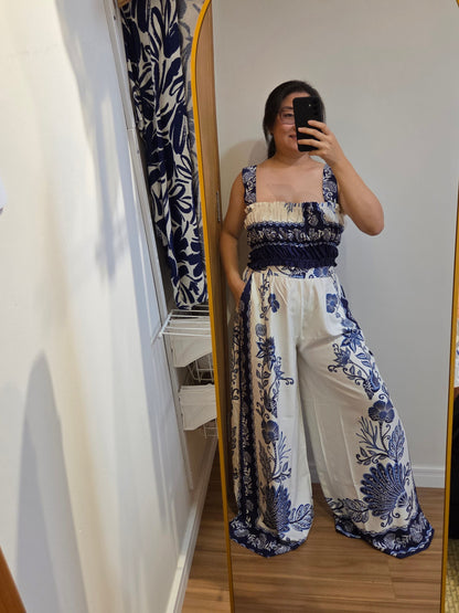 Conjunto Farm Blusinha e Calça Jardim das Conchas