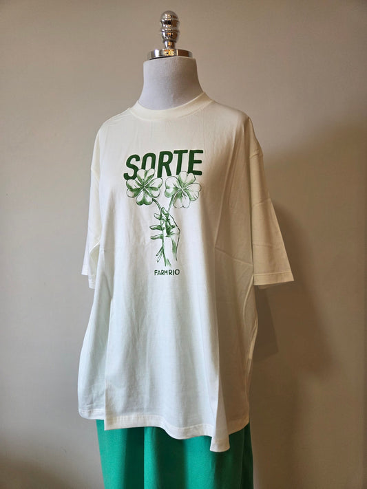 Camiseta Farm Sorte Verde Trevo