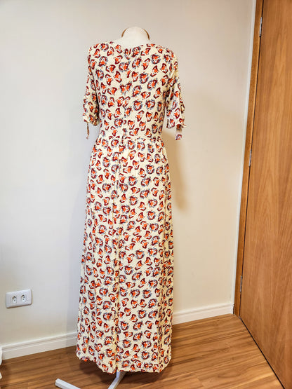 Vestido Kitson Estampa de Raposas