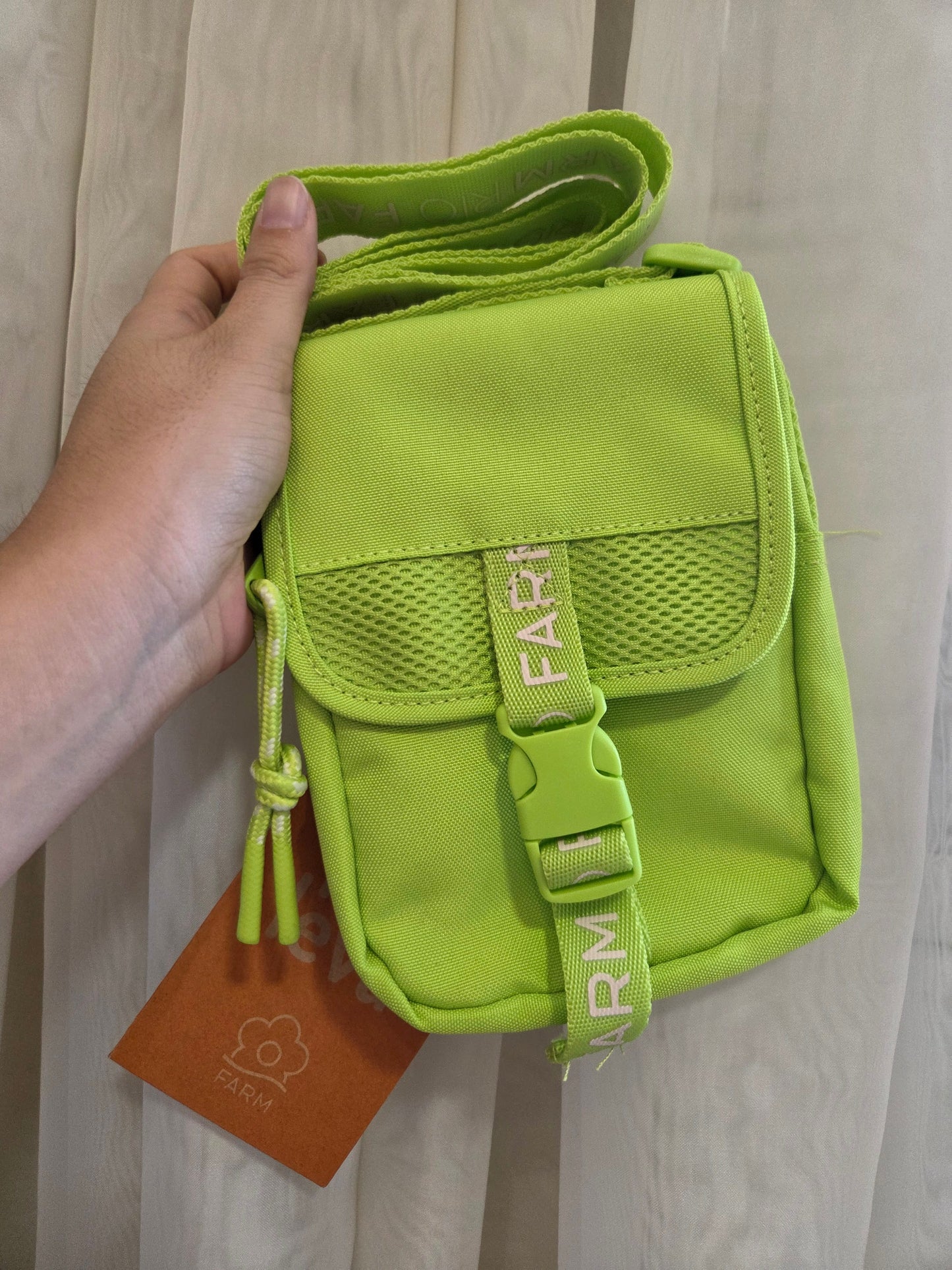 Bolsa Farm Fervo Verde Neon