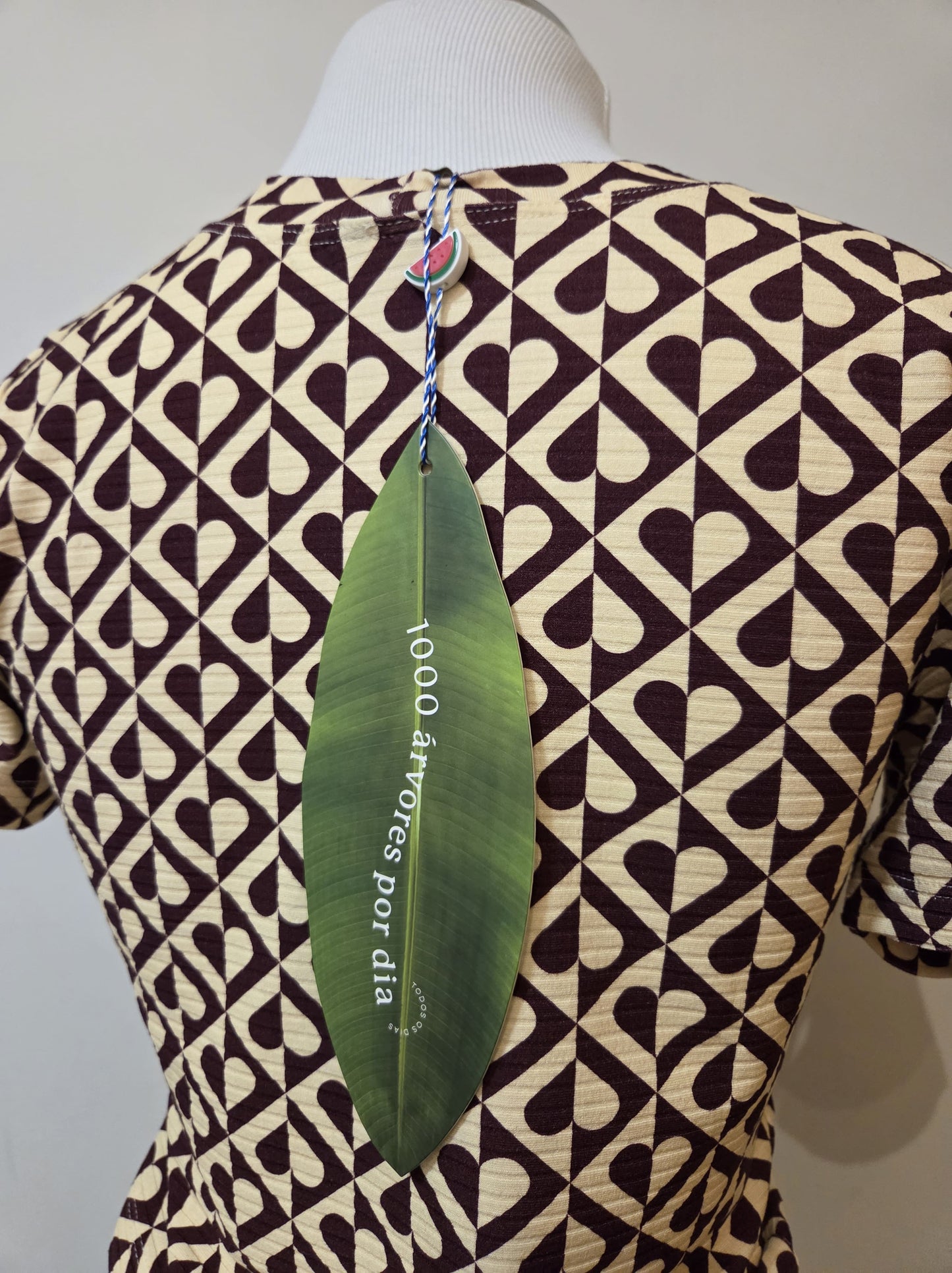 Conjunto Farm Blusinha e Shorts Corações Meio a Meio