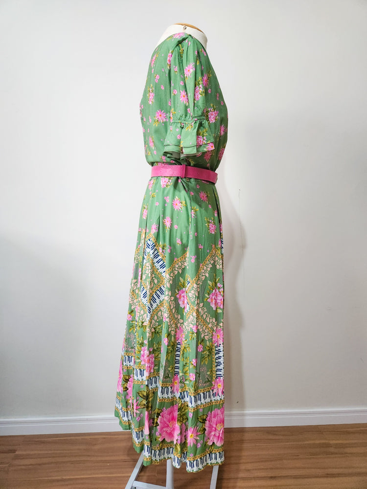 Vestido Antix Midi Clube das Flores
