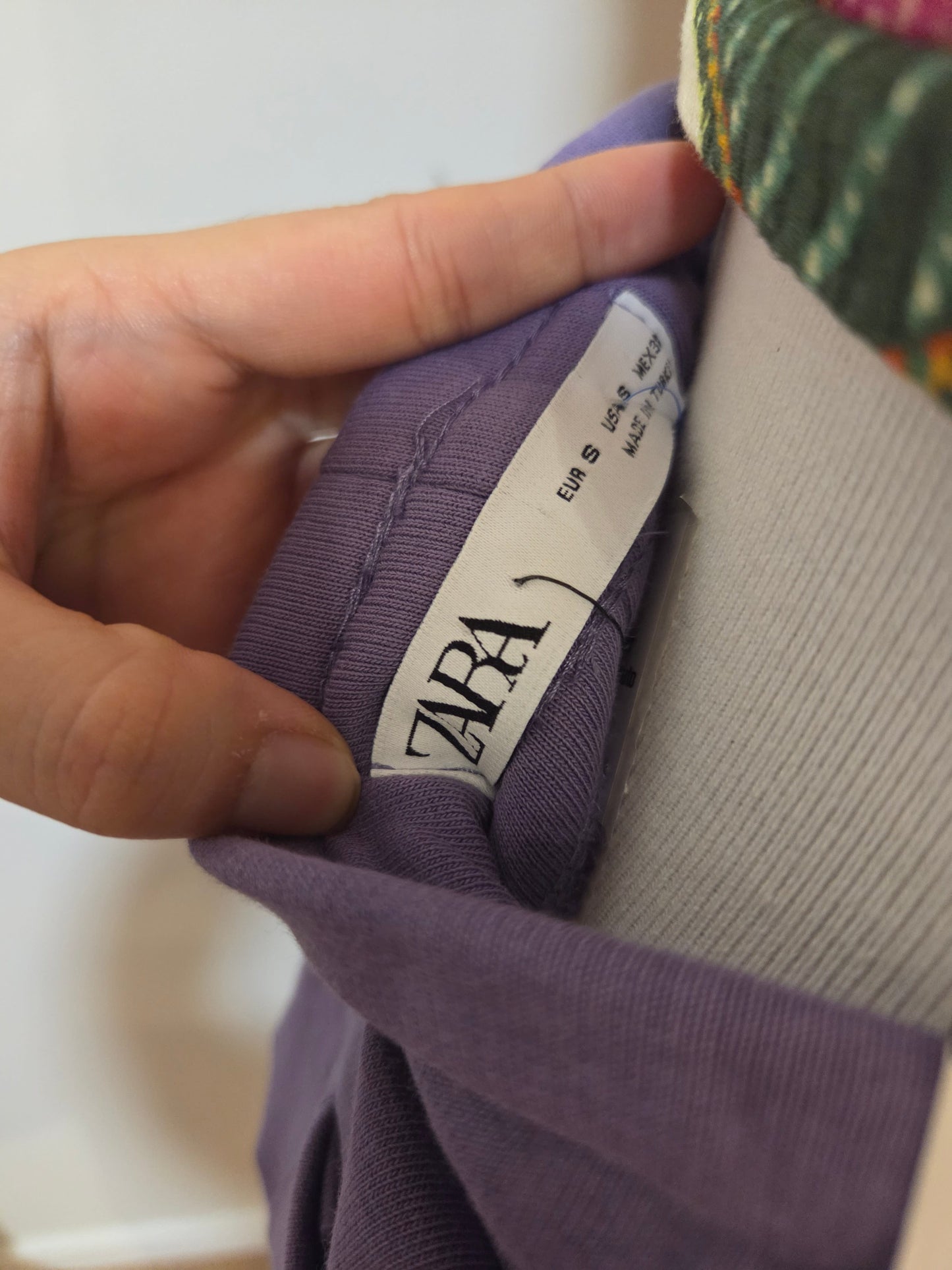 Shorts Zara Moletinho Roxo