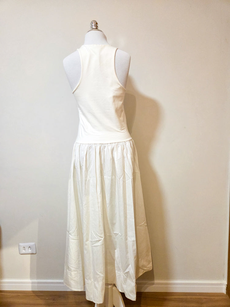 Vestido Farm Tucano Bordado Branco/Off White