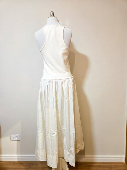 Vestido Farm Tucano Bordado Branco/Off White