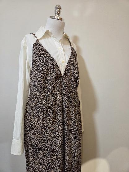 Macacão Farm Pantalona Animal Print