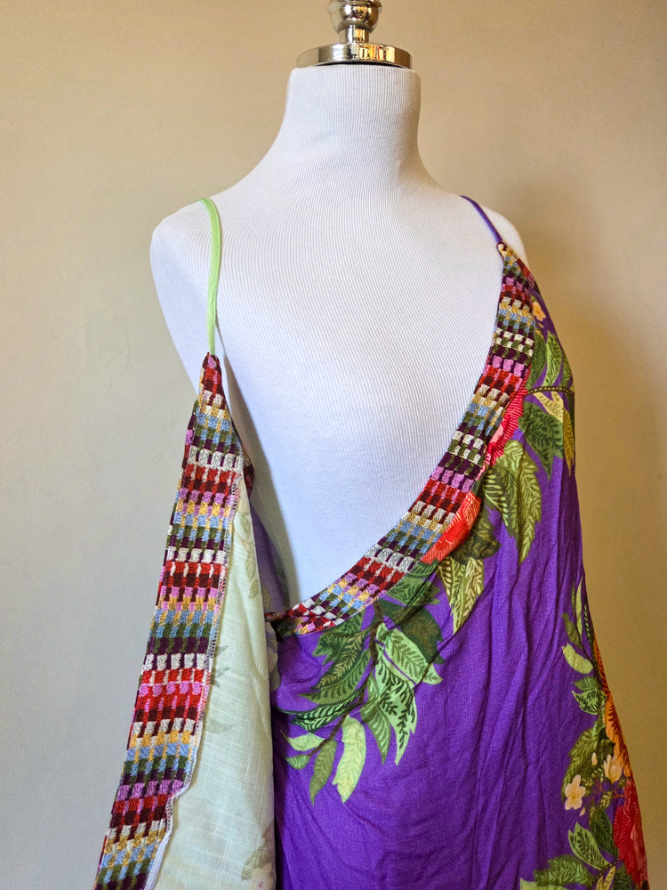 Vestido Farm Curto Bouquet de Verão Roxo